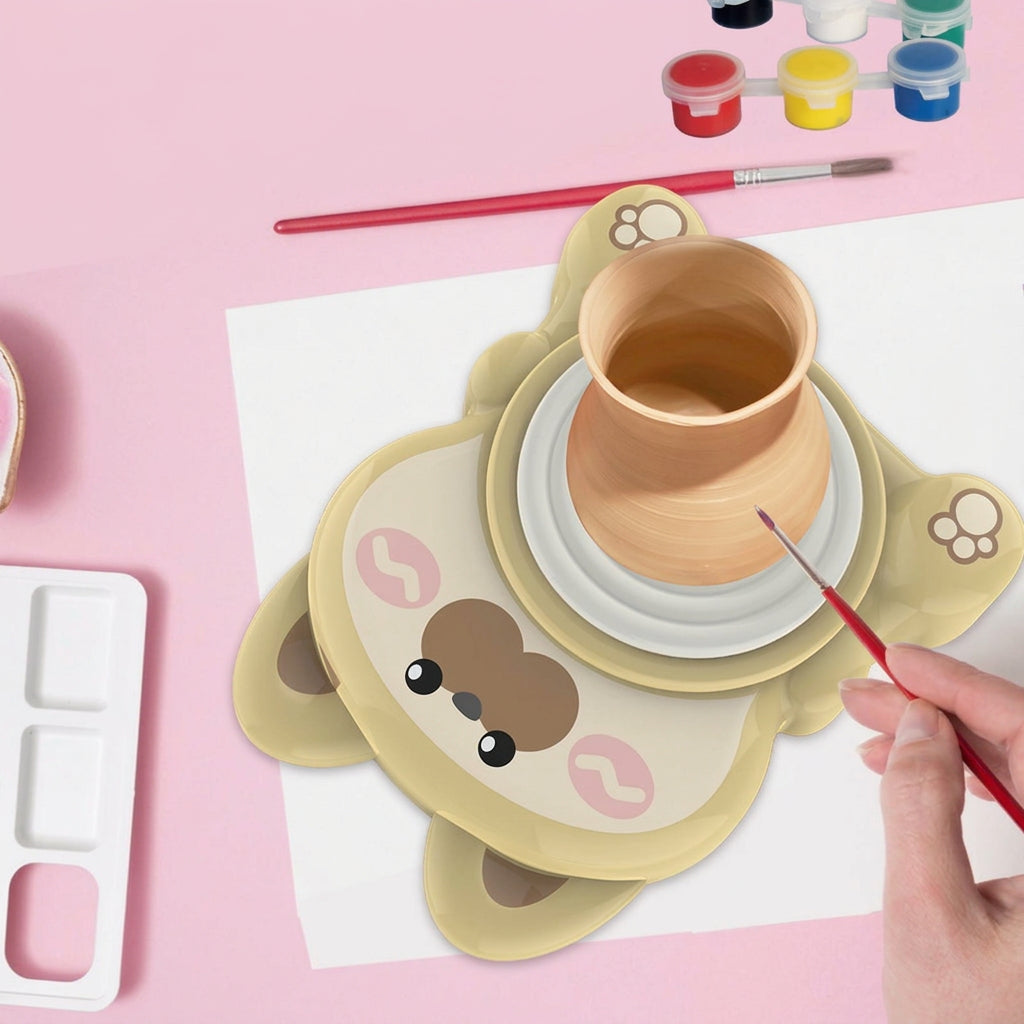 Kids' Electric Pottery Wheel DIY Clay Modeling Kit