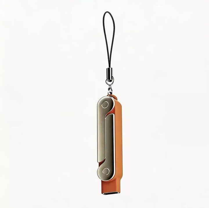 240W Braided Fast Charge Cable With Built-in Phone Stand