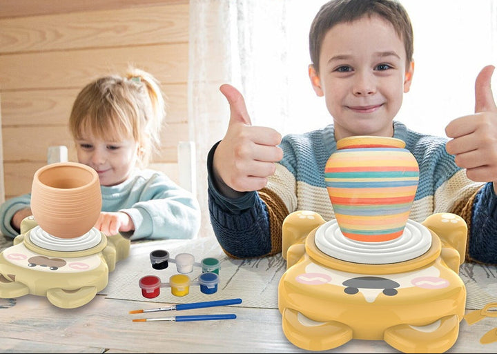 Kids' Electric Pottery Wheel DIY Clay Modeling Kit
