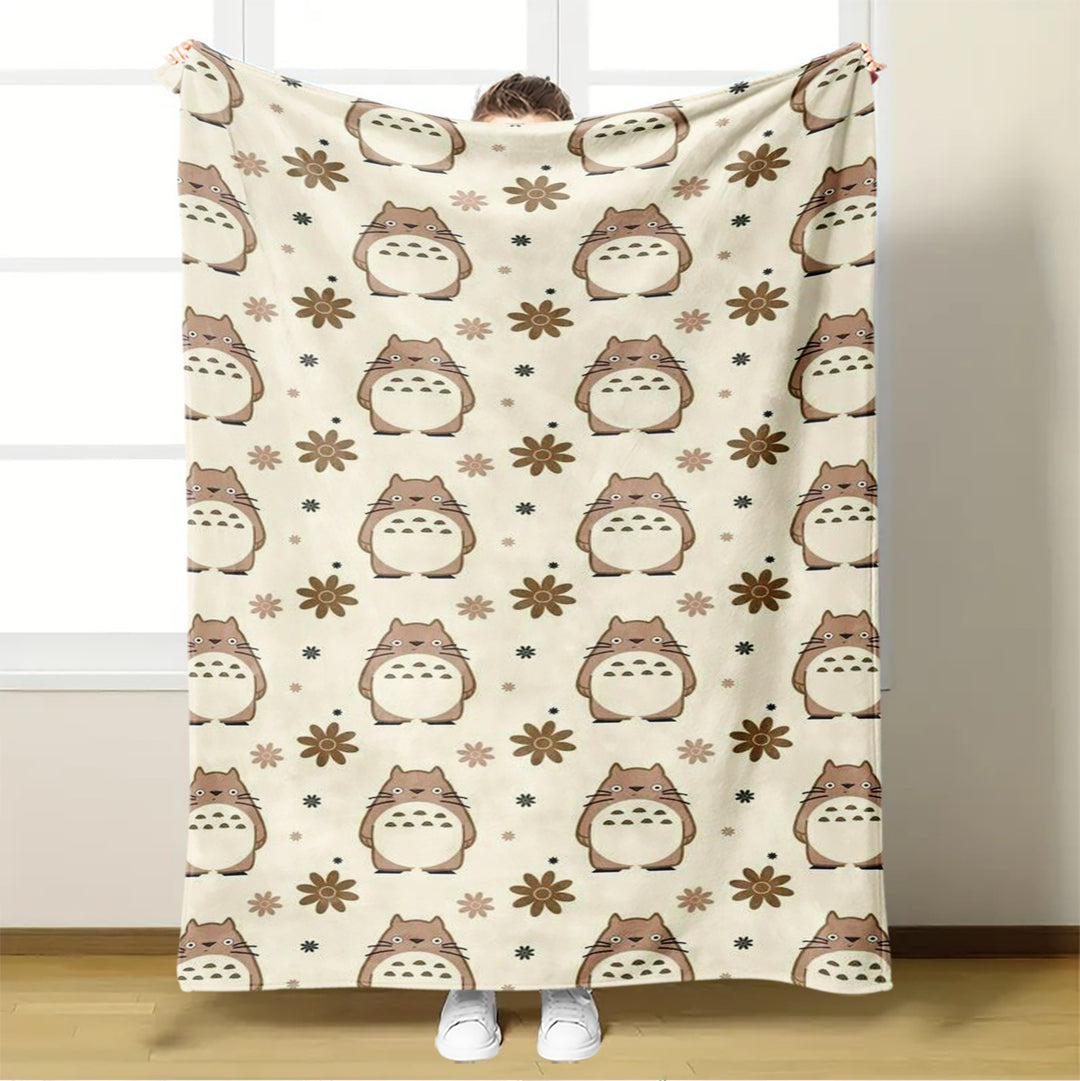 Anime Pattern Flannel Blanket