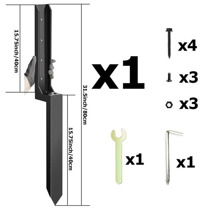 Heavy-Duty Fence Post Repair Kit