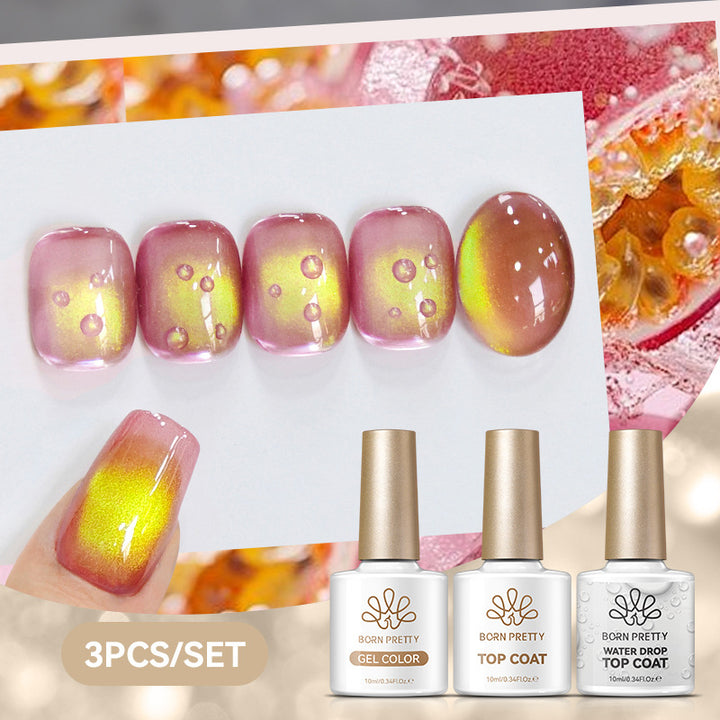 Water Drop Top Coat & Cat Magnetic Gel