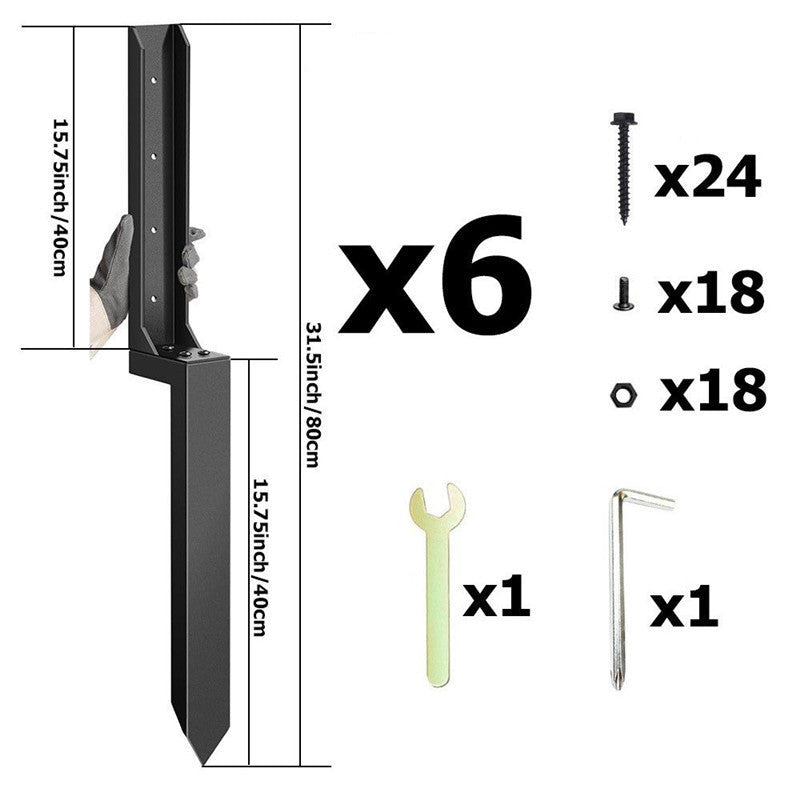 Heavy-Duty Fence Post Repair Kit
