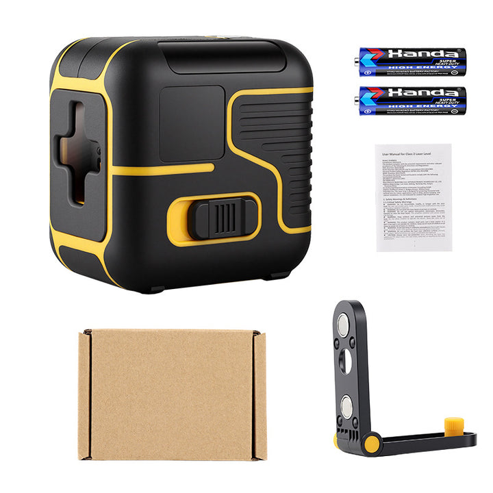 Compact Dual-Line Green Laser Level with Auto Leveling