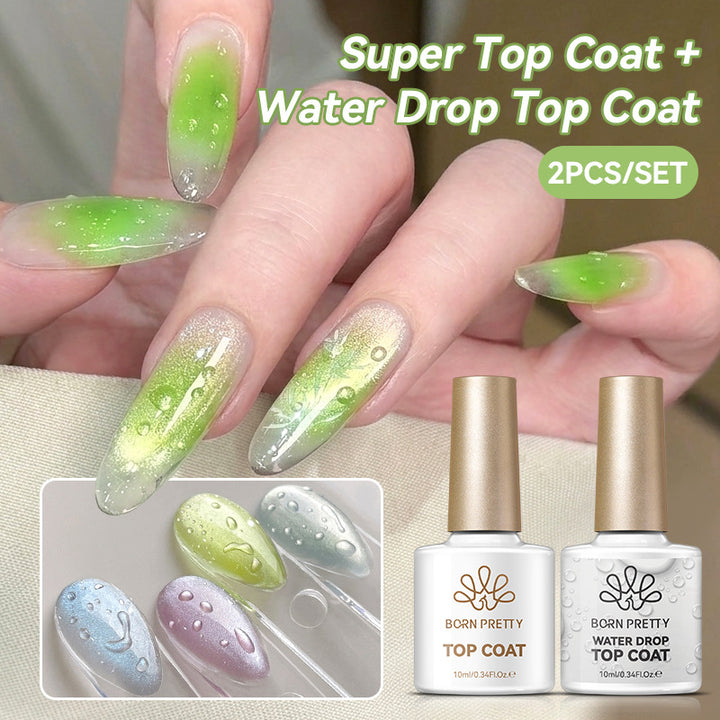 Water Drop Top Coat & Cat Magnetic Gel