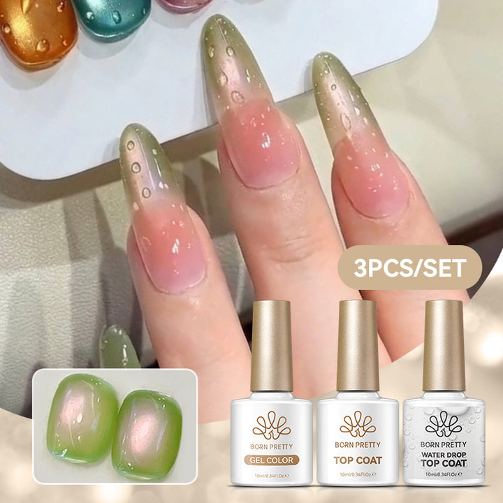Water Drop Top Coat & Cat Magnetic Gel