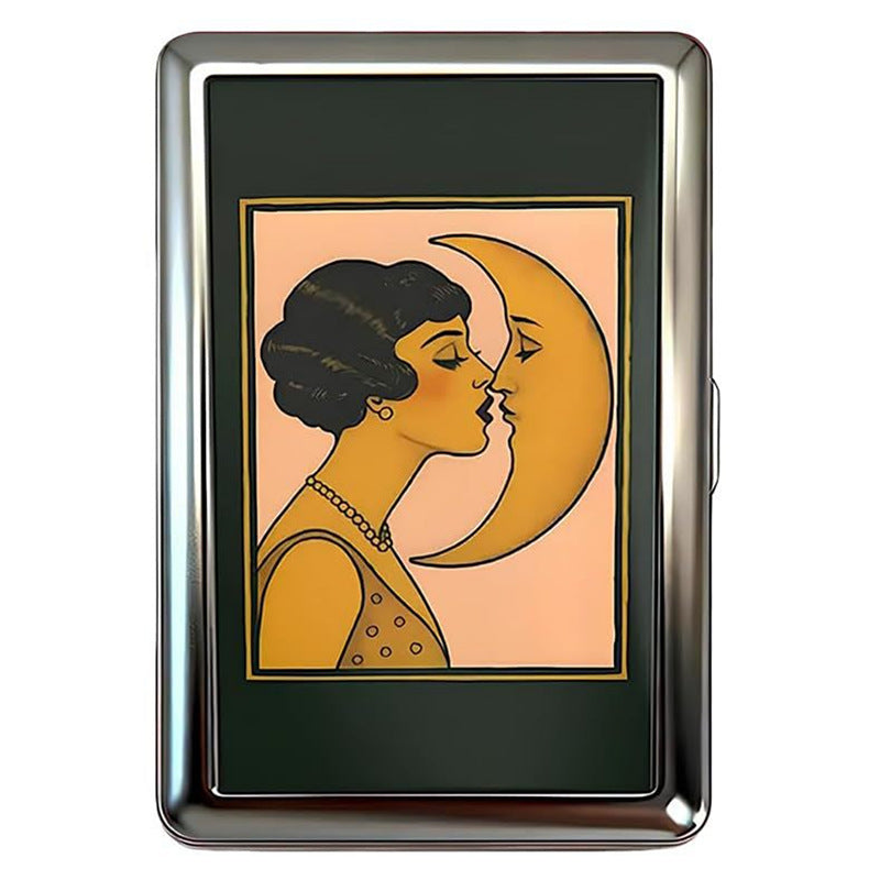 Moonlit Kiss Tin Cardholder Wallet