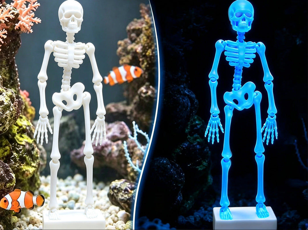 Dancing Skeleton Aquarium Bubbler
