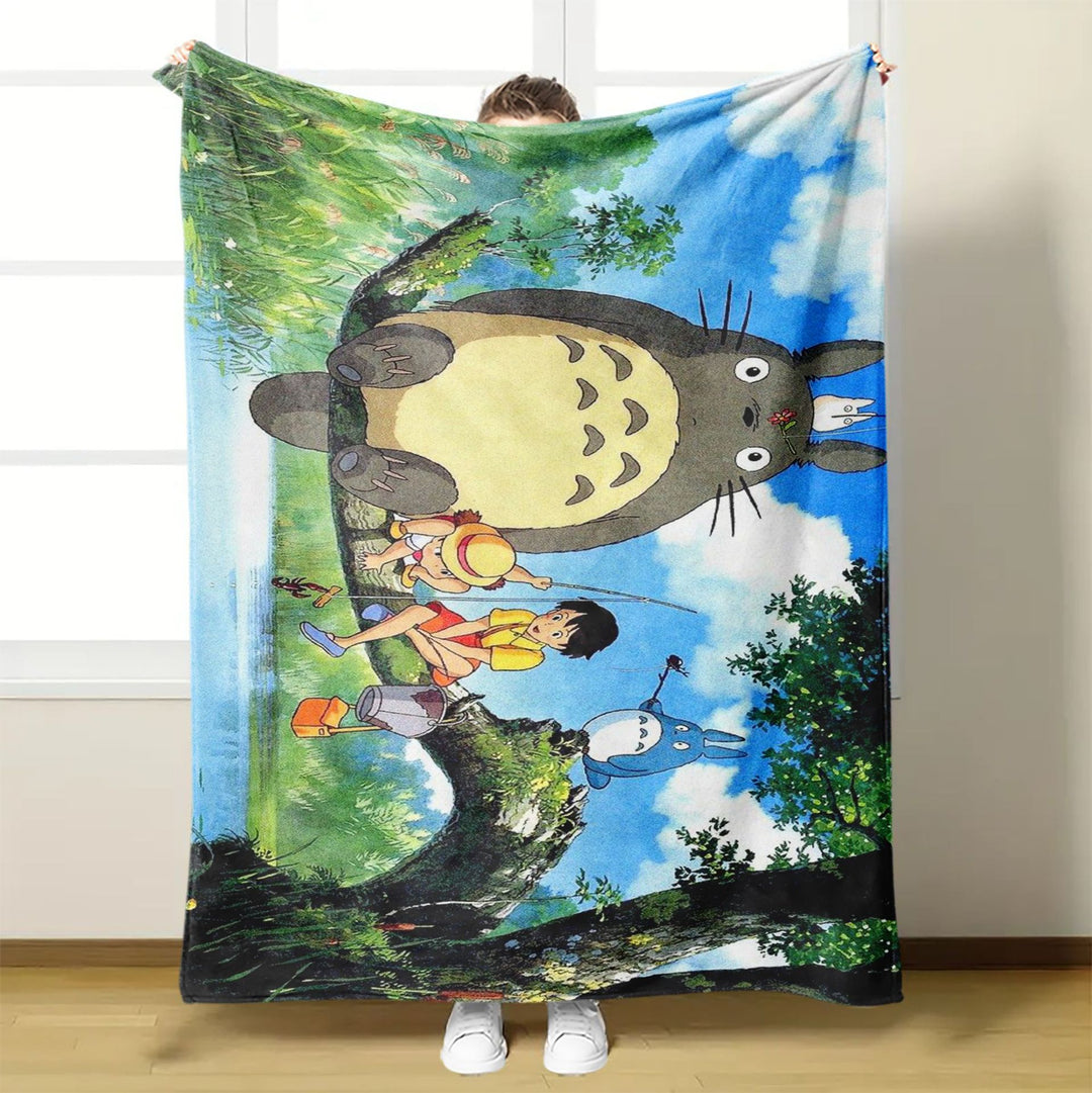 Anime Pattern Flannel Blanket