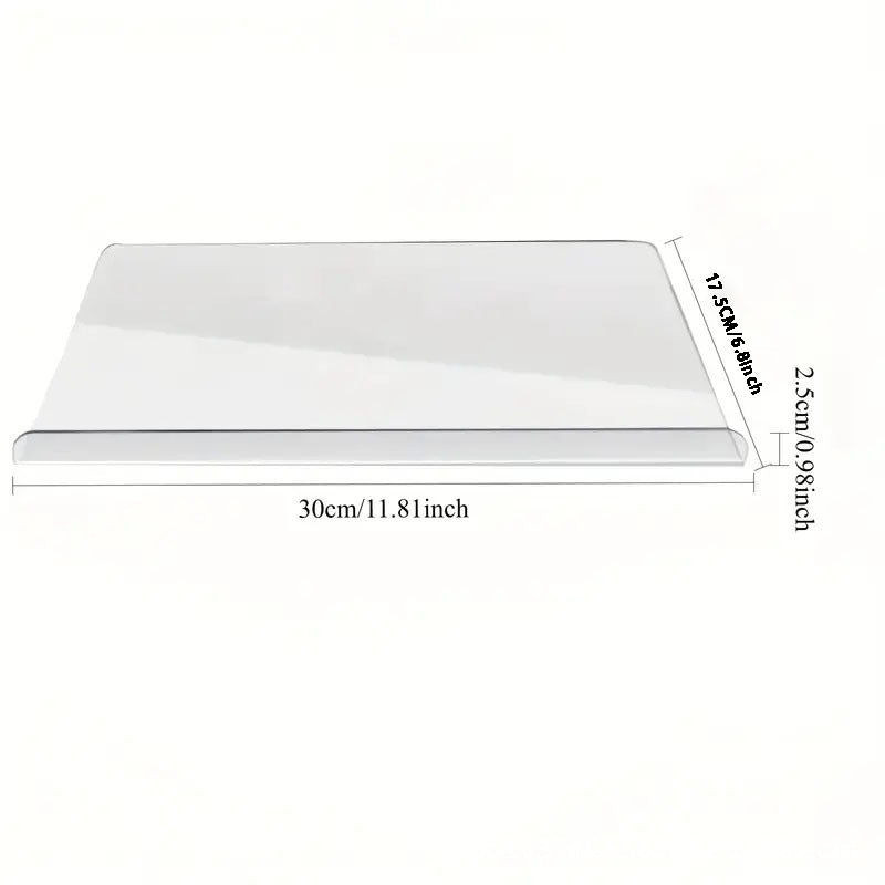 Clear Kitchen Cutting Board with Non-Slip Lip