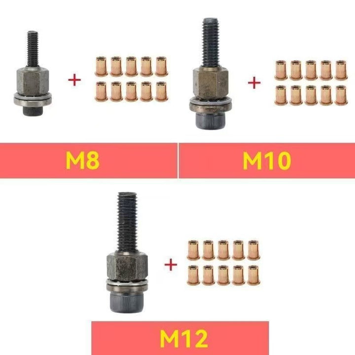 M3-M12 Rivet Nut Tool Kit, Easy Handheld Fastener Tool