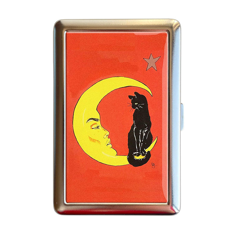 Moonlit Kiss Tin Cardholder Wallet