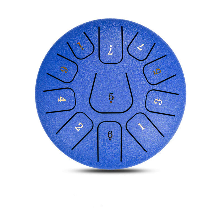 6-Inch 11-Note Steel Tongue Drum Musical Instrument