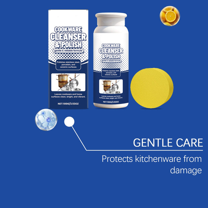 Cookware Cleanser & Polish Stainless Steel Cleaner & Degreaser