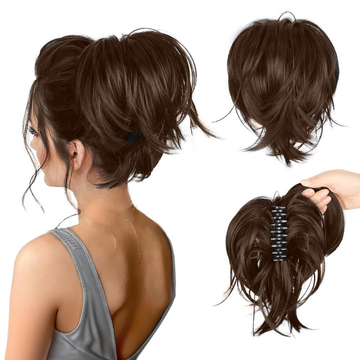 Short Clip-In Straight Ponytail Extension
