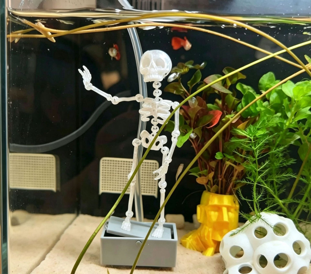 Dancing Skeleton Aquarium Bubbler