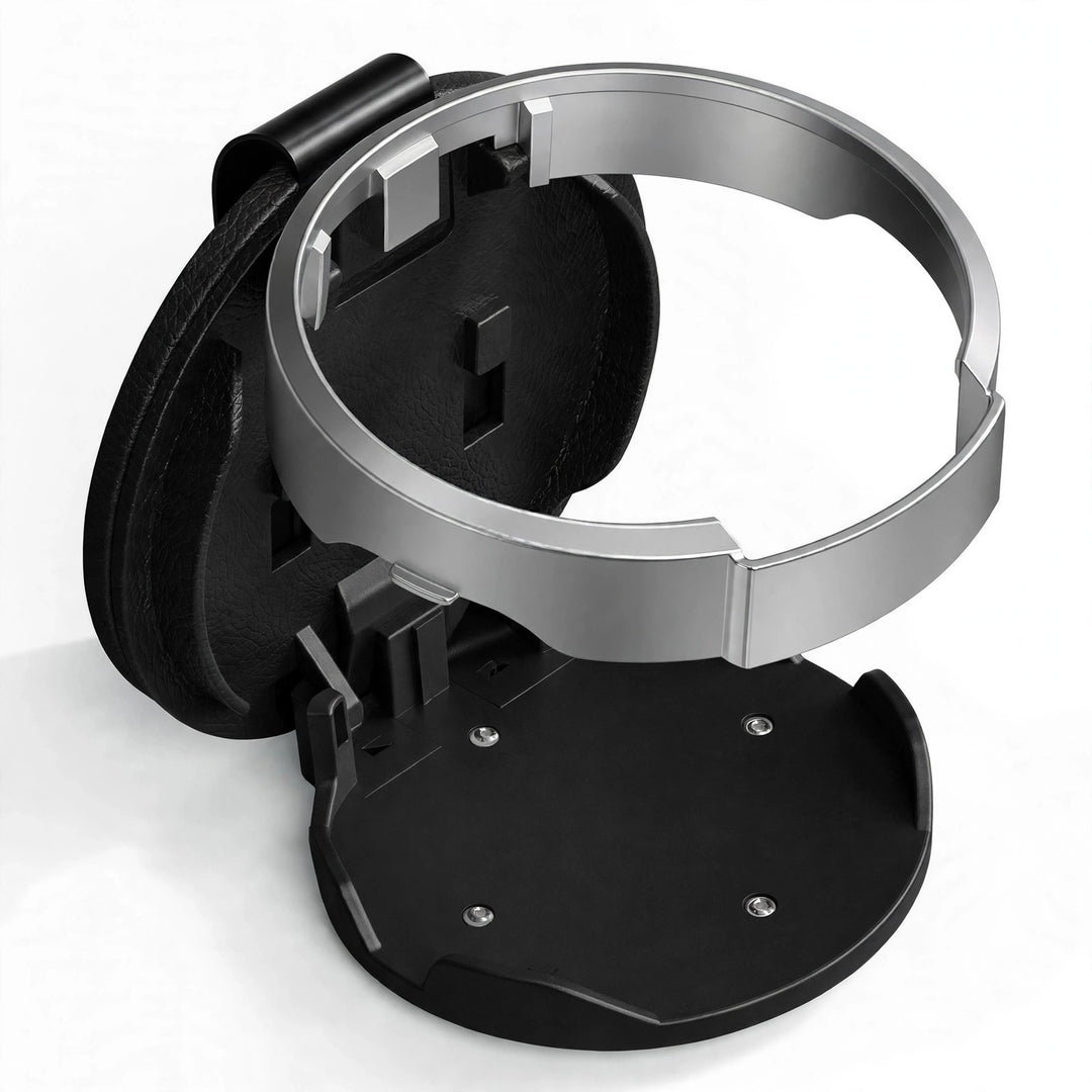 Universal Foldable Car Cup Holder with Storage Hook