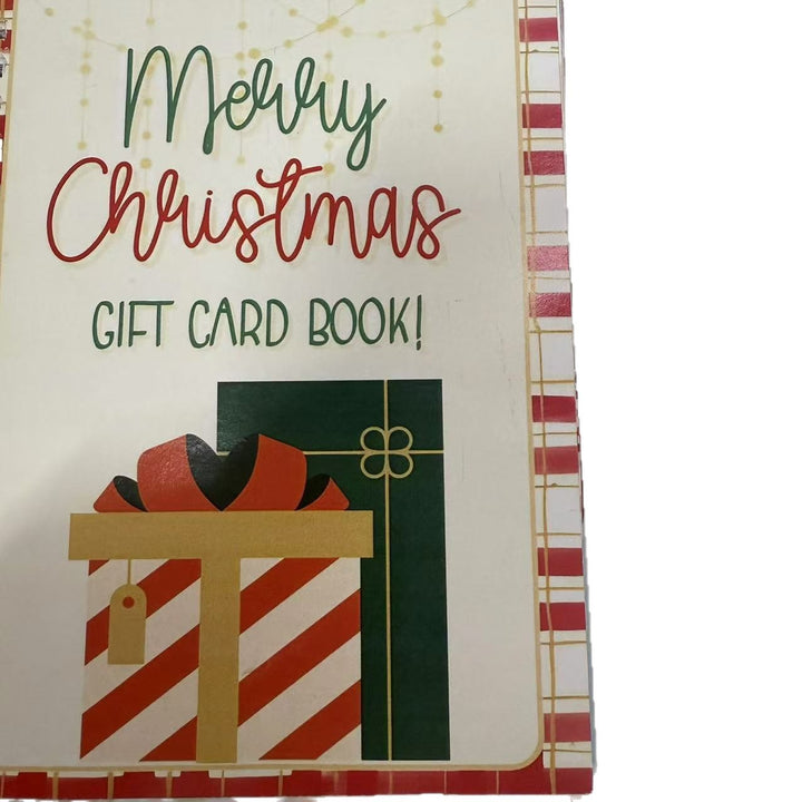Christmas Gift Card Book
