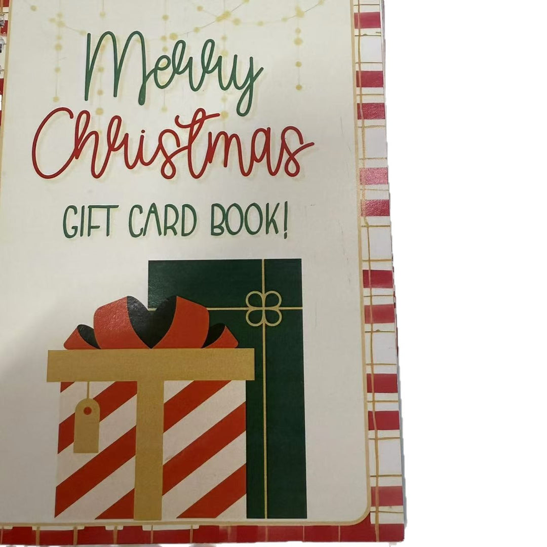 Christmas Gift Card Book