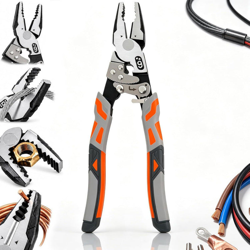 Self-Adjusting Ratchet Locking Pliers for Pipes & Nuts