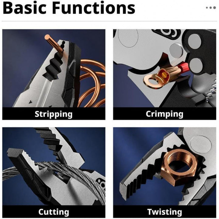 Self-Adjusting Ratchet Locking Pliers for Pipes & Nuts