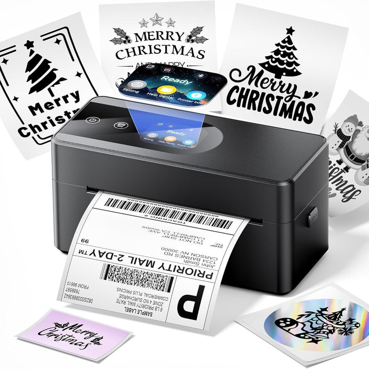 PM64D Bluetooth Shipping Label Printer Upgraded Direct Touchscreen