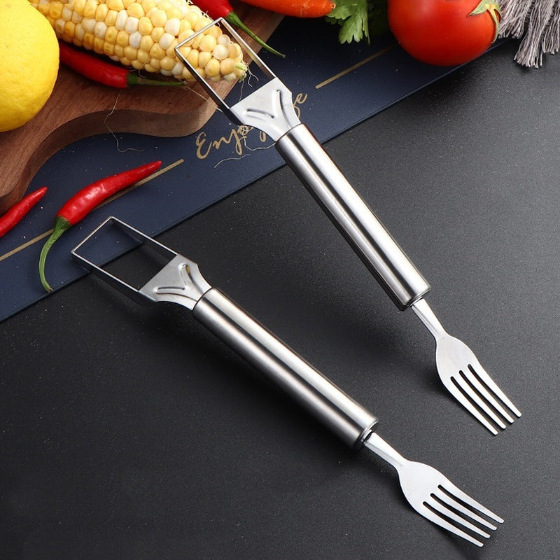 2 In 1 Multi-Purpose Portable Watermelon Slicer Cutter Knife Stainless Steel