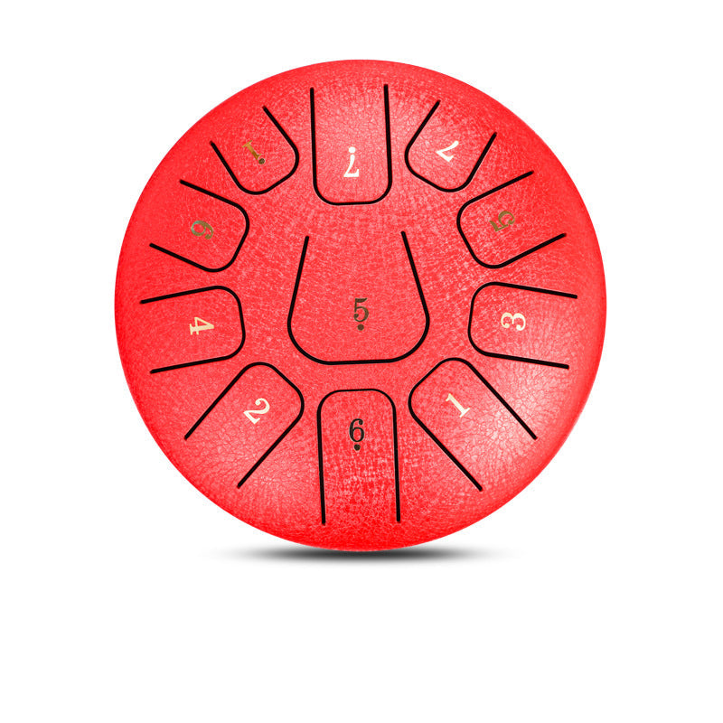 6-Inch 11-Note Steel Tongue Drum Musical Instrument