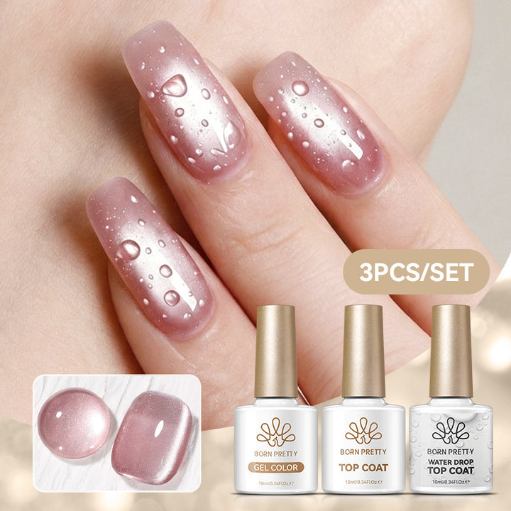 Water Drop Top Coat & Cat Magnetic Gel