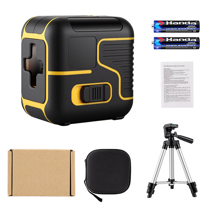 Compact Dual-Line Green Laser Level with Auto Leveling