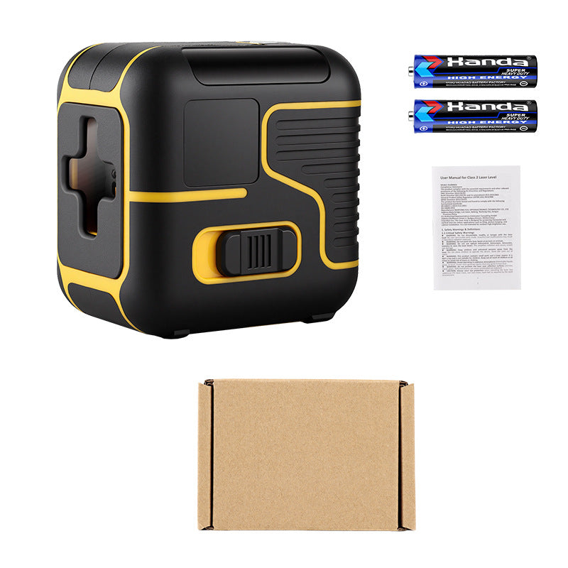 Compact Dual-Line Green Laser Level with Auto Leveling