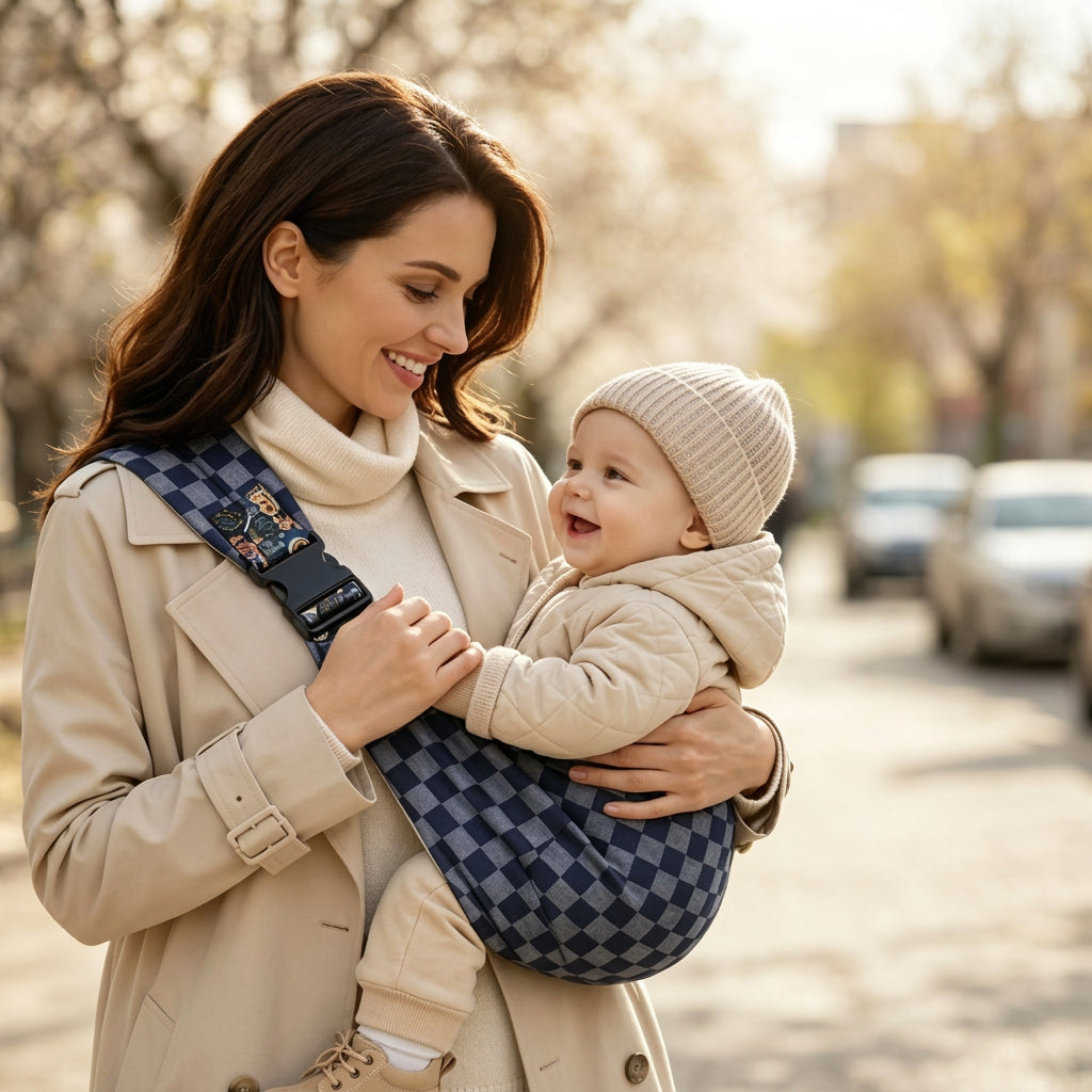 Hands-Free Hip Sling Baby Carrier