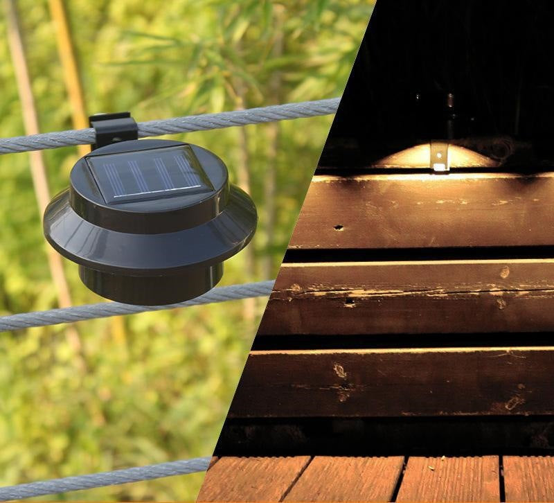 Solar LED Gutter Wall Light | Outdoor Accent