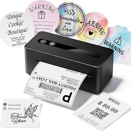PM64D Bluetooth Shipping Label Printer Upgraded Direct Touchscreen