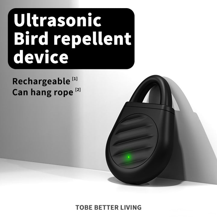 Portable Ultrasonic Bird Repellent Keychain