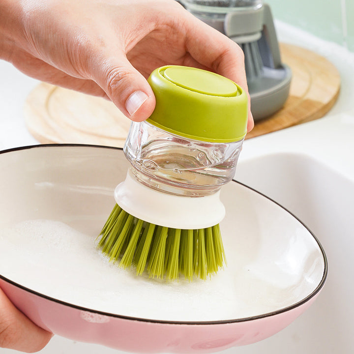 Soap Dispenser with Dish Brush