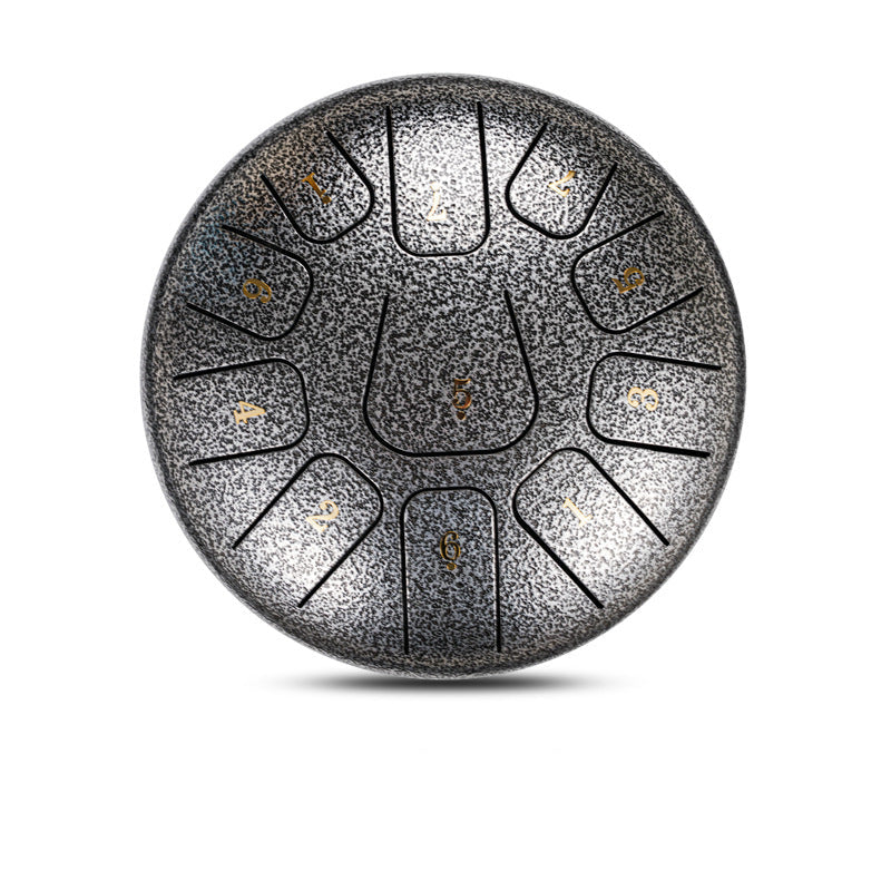 6-Inch 11-Note Steel Tongue Drum Musical Instrument
