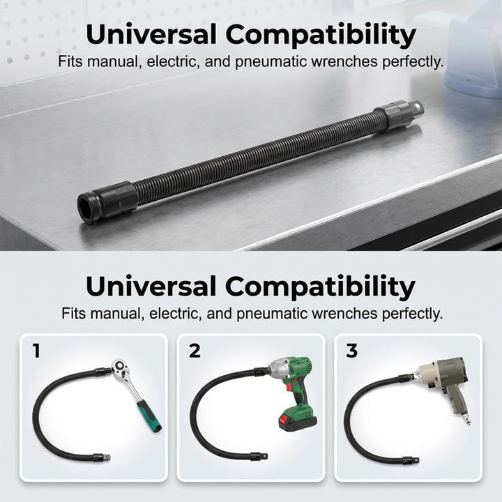 Flexible Socket Extender for Tight Spaces