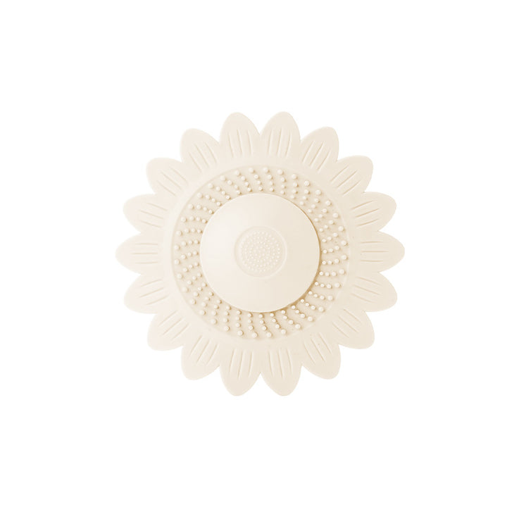 Sunflower Silicone Drain Cover, Hair Catcher & Odor Blocker