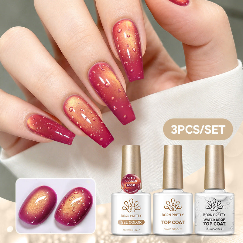 Water Drop Top Coat & Cat Magnetic Gel