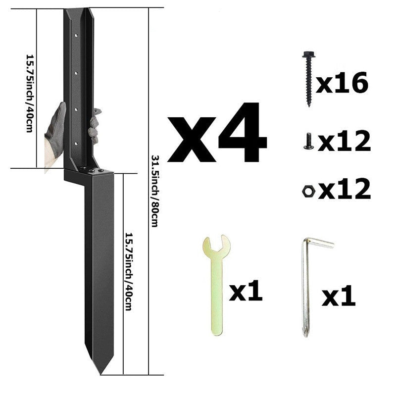 Heavy-Duty Fence Post Repair Kit