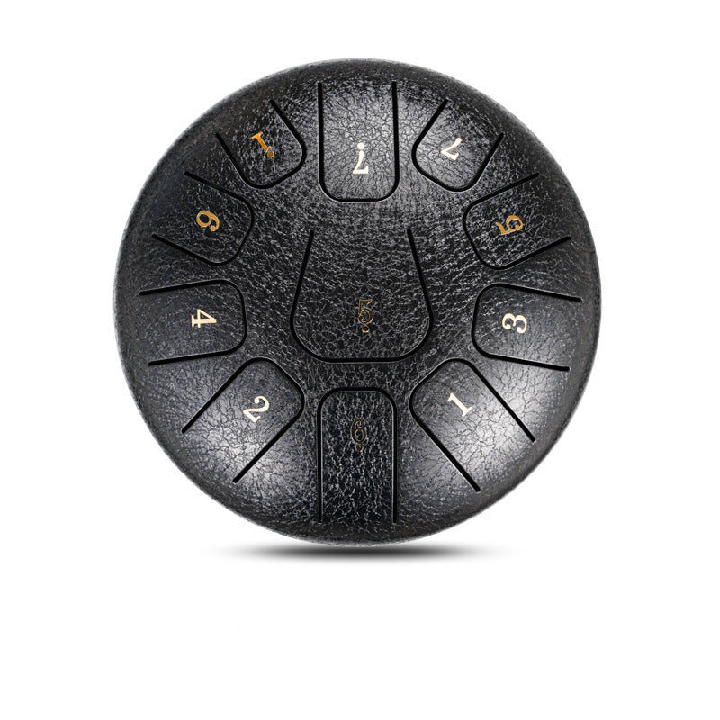6-Inch 11-Note Steel Tongue Drum Musical Instrument