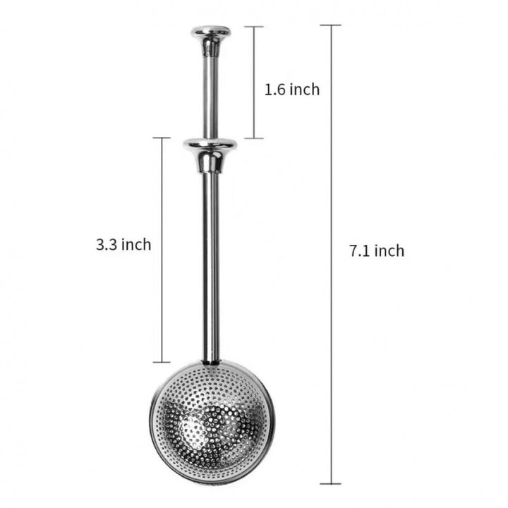 Stainless steel tea strainer