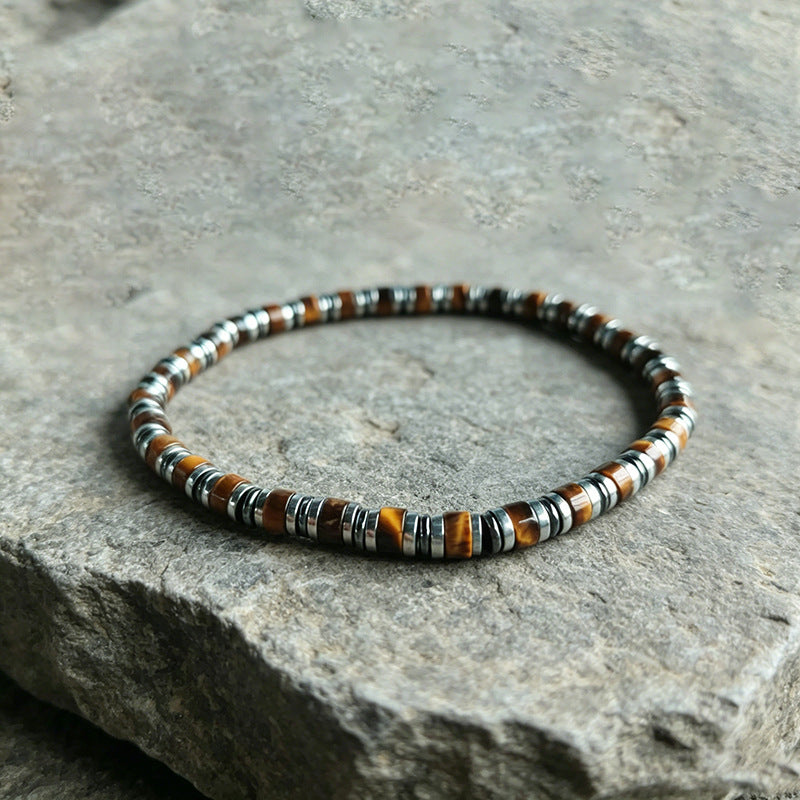 Natural Tiger's Eye Stone Bracelet