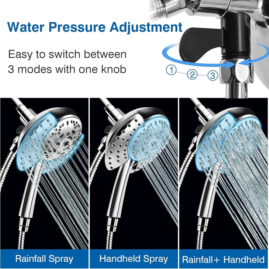 High Pressure Handheld 2-in-1 Shower Head