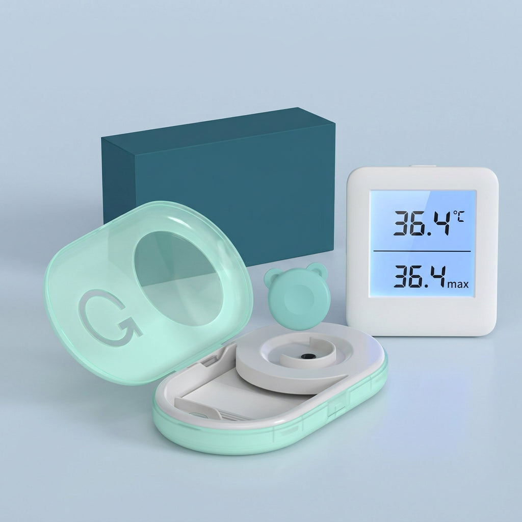 Smart Wireless Body Thermometer with Mobile App Sync