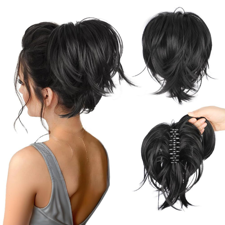 Short Clip-In Straight Ponytail Extension