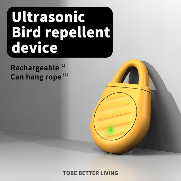 Portable Ultrasonic Bird Repellent Keychain