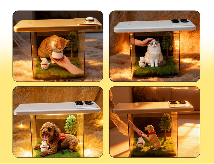 Holographic Pet Projection Digital House