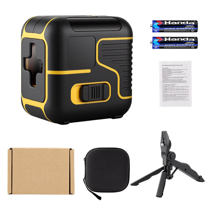 Compact Dual-Line Green Laser Level with Auto Leveling